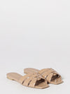 woman's heeled sandal