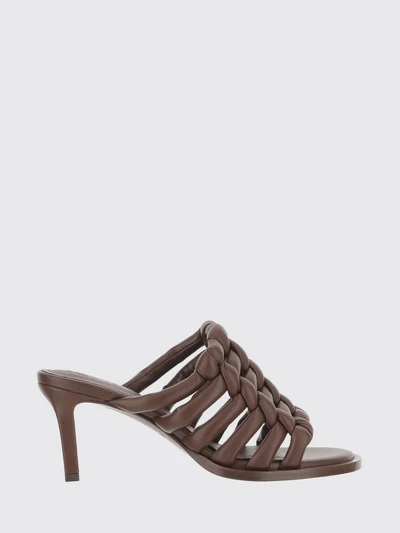 woven nappa mules