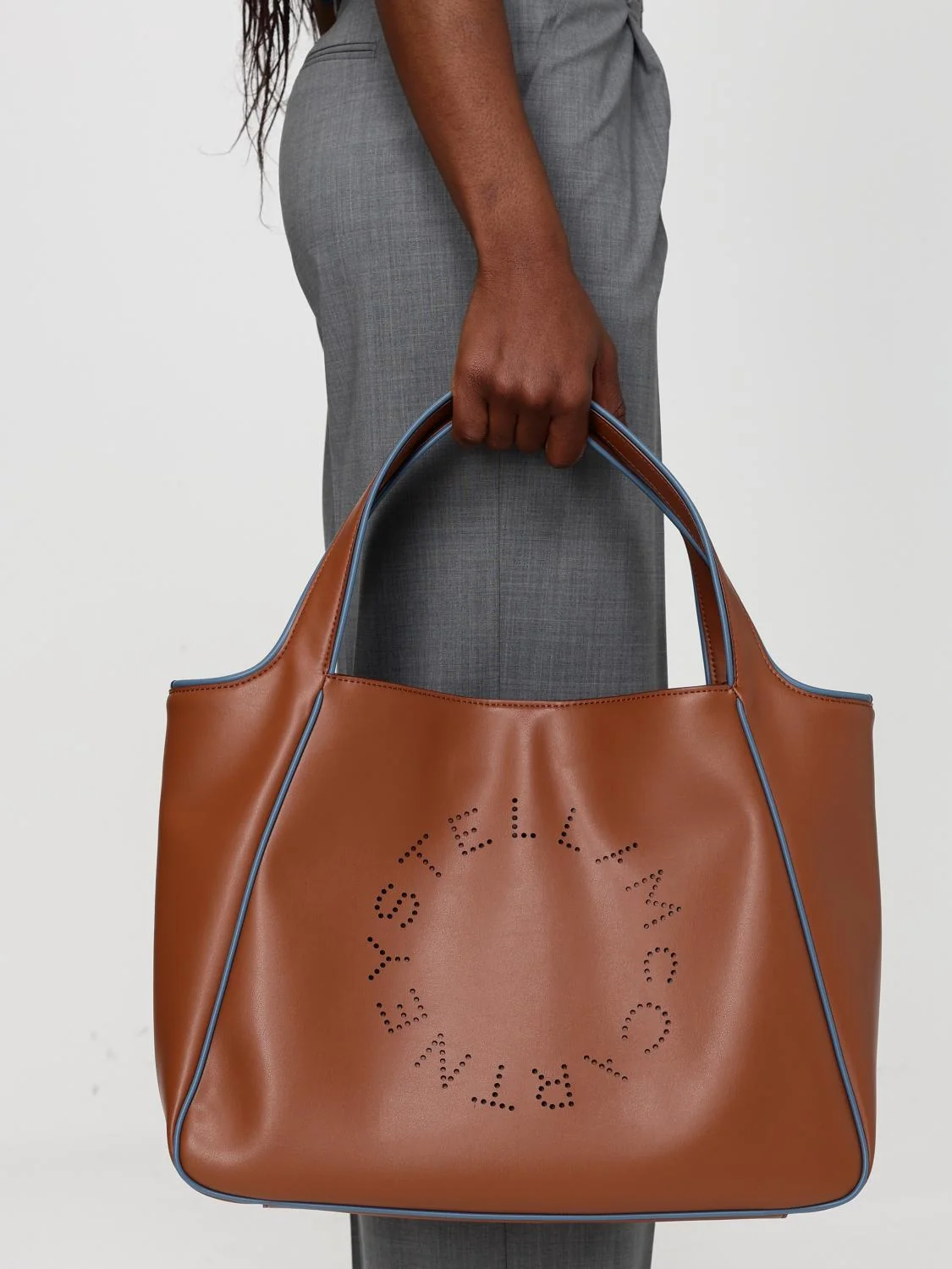STELLA MCCARTNEY OS faux leather tote bag