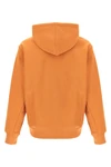 american script cotton blend hoodie
