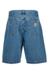landon cotton denim bermuda shorts
