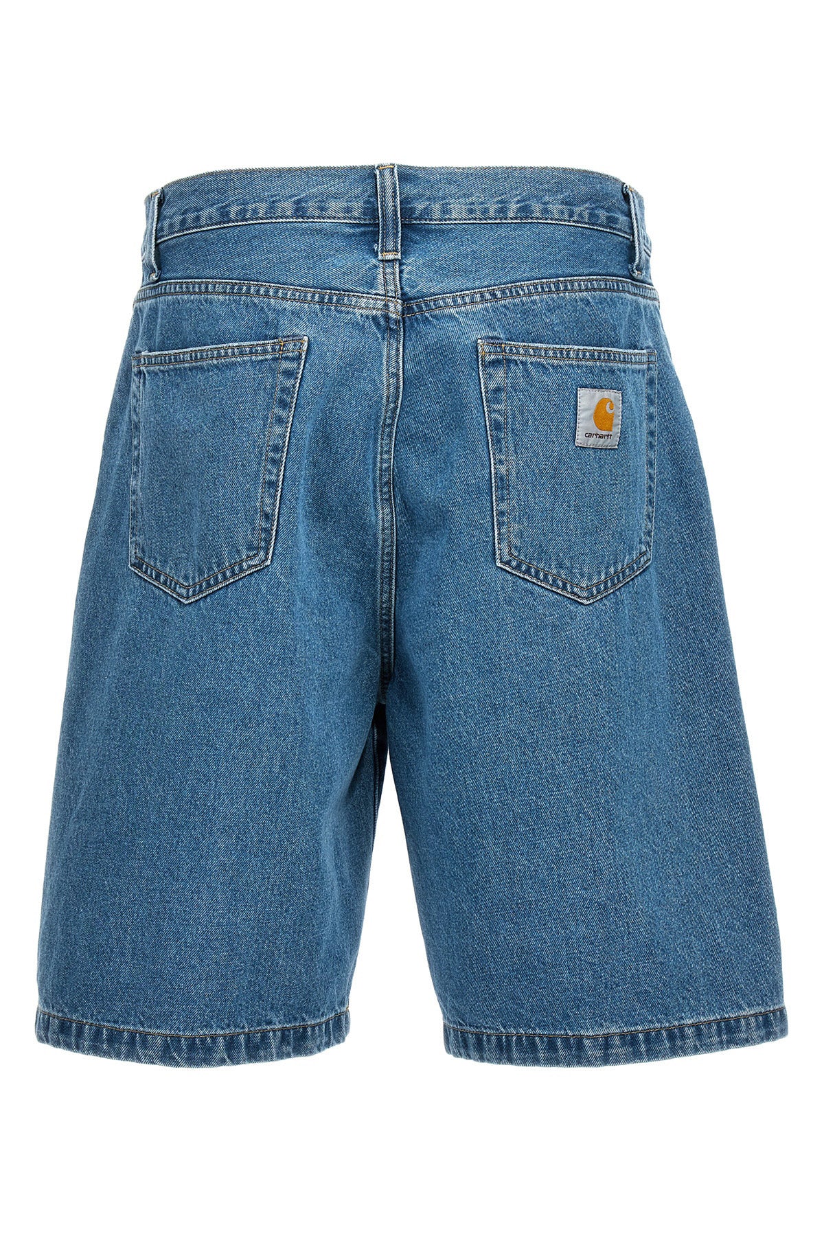 landon cotton denim bermuda shorts