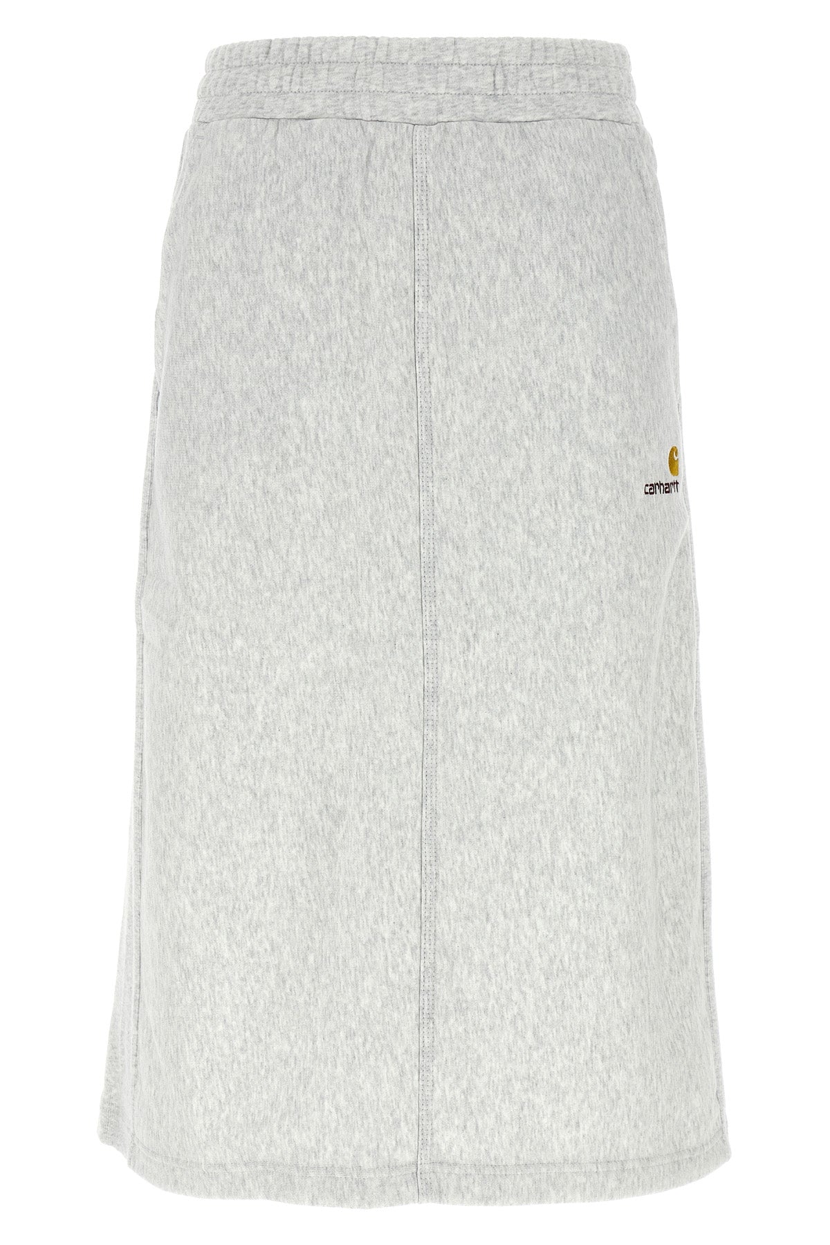 CARHARTT WIP L american script midi skirt in heavy brushed polyester-cotton jersey for a flee
