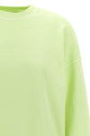 benton unbrushed cotton jersey sweatshirt dyed on the front