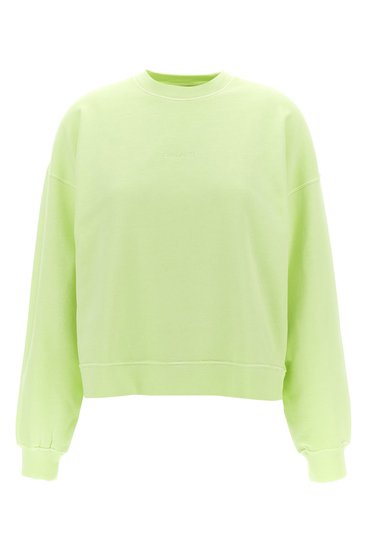 CARHARTT WIP S benton unbrushed cotton jersey sweatshirt dyed on the front