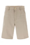 single knee cotton bermuda shorts