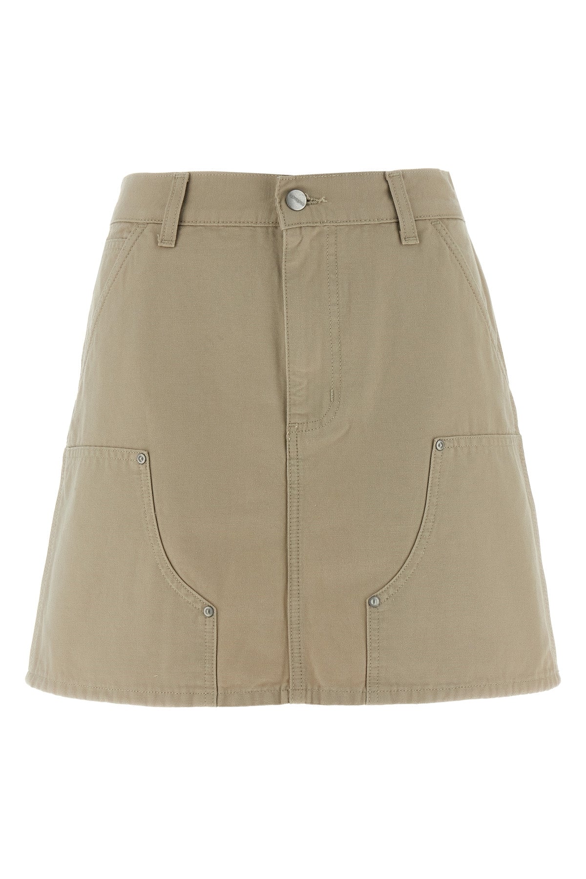CARHARTT WIP S maeve double knee miniskirt in medium-weight cotton canvas subjected to washin