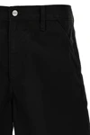 simple bermuda shorts in medium-weight polyester-cotton twill