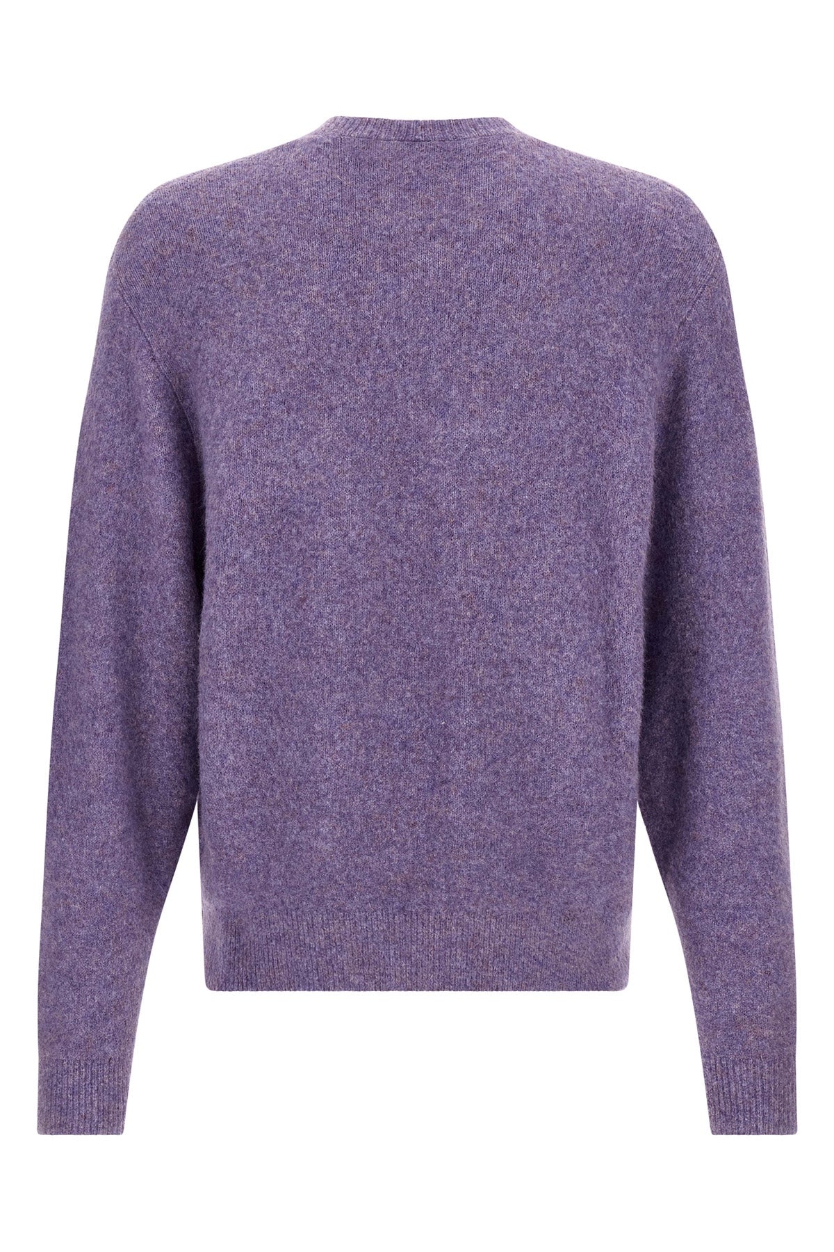 curtis sweater in mélange wool yarn blend