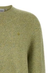 curtis sweater in mélange wool yarn blend