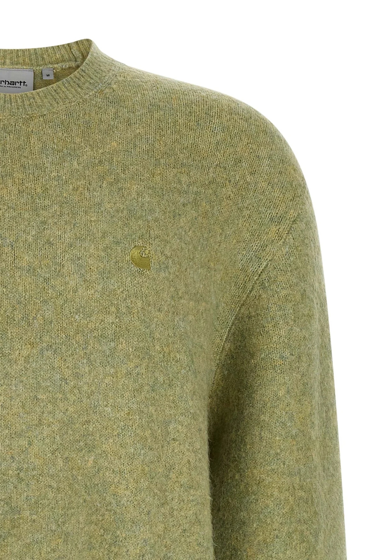 curtis sweater in mélange wool yarn blend