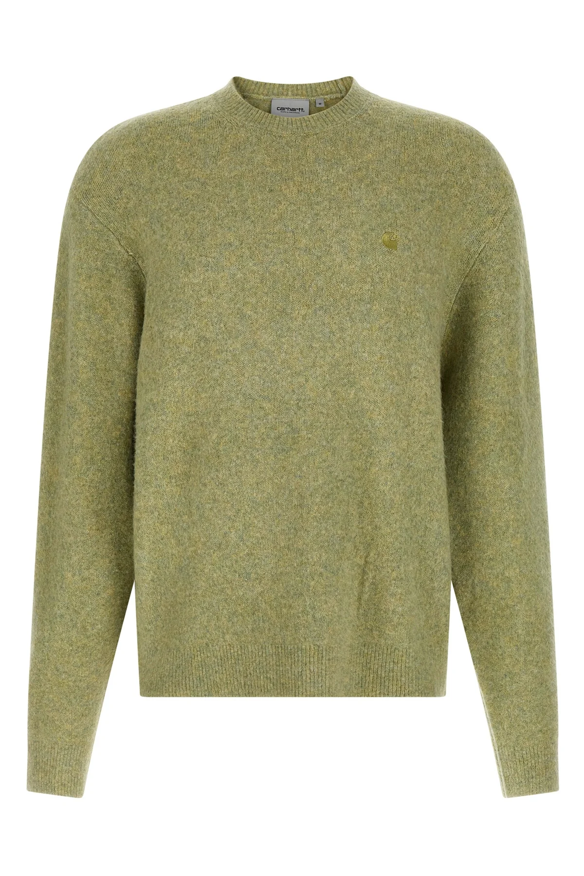 curtis sweater in mélange wool yarn blend