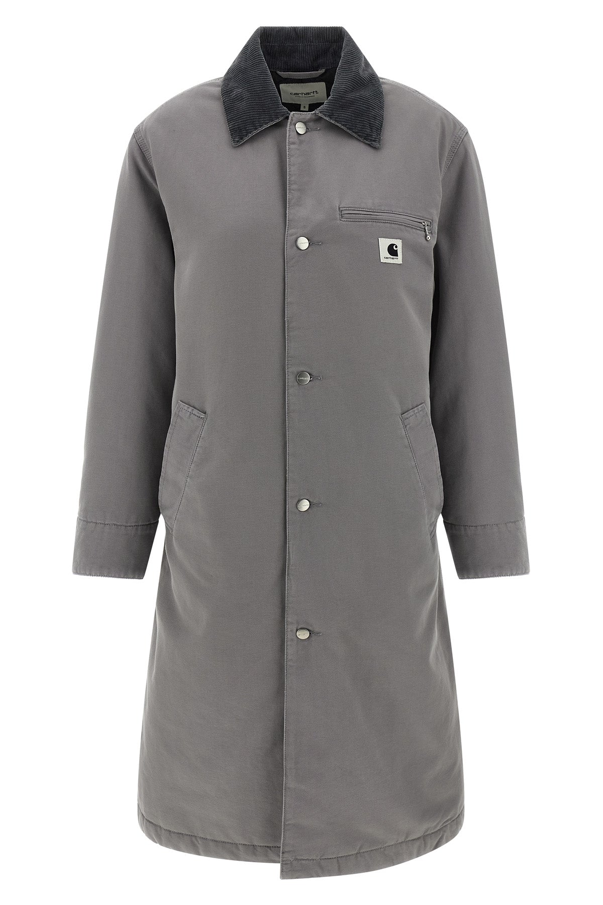 CARHARTT WIP S webster long coat in medium-weight cotton canvas
