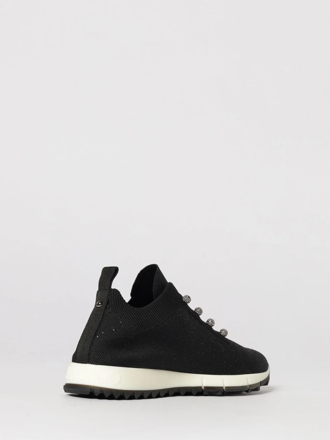 veles stretch jersey sneakers with embroidered sequins