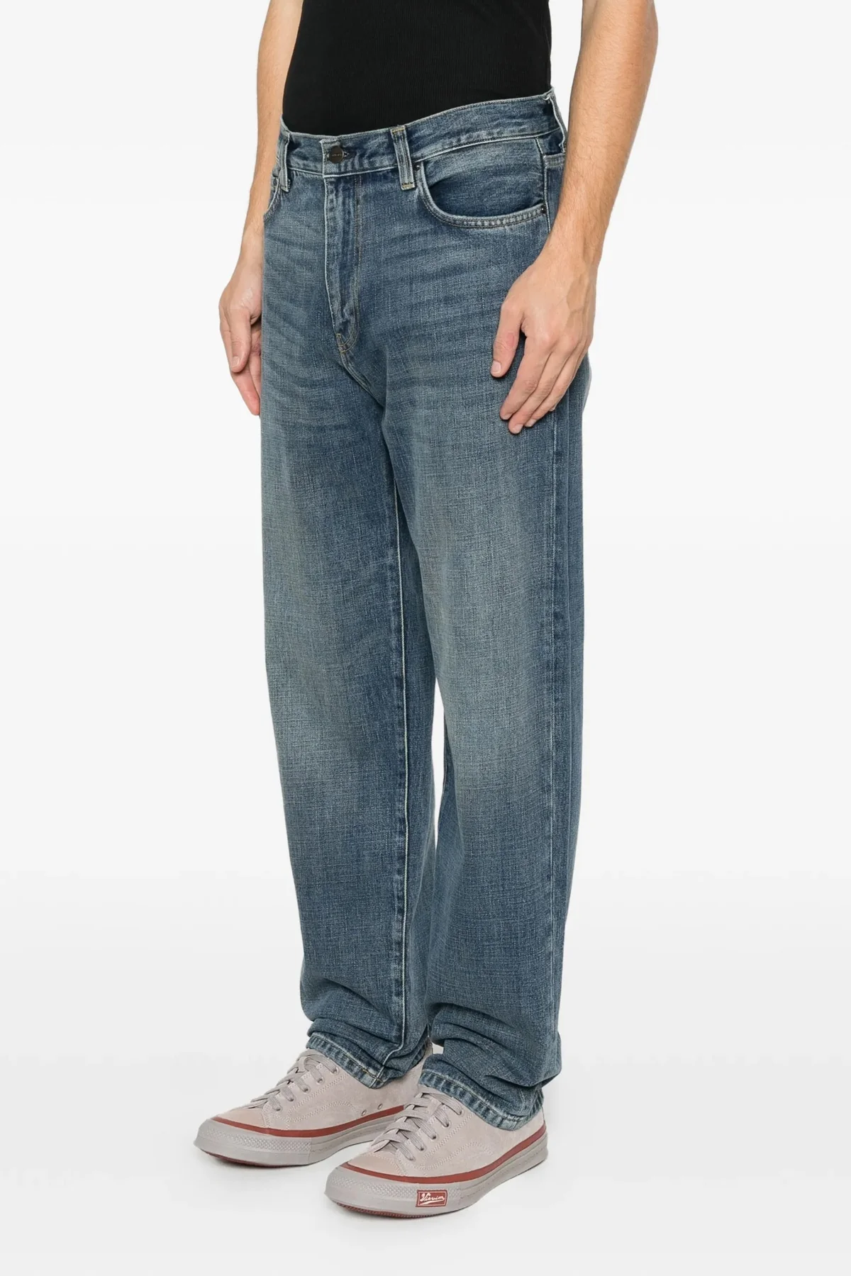 CARHARTT WIP 33 aaron pants used-effect wash cotton denim jeans