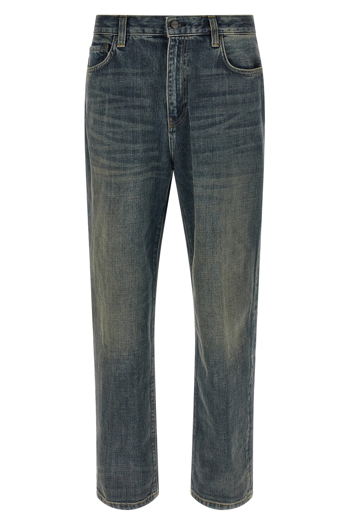 CARHARTT WIP 33 aaron pants used-effect wash cotton denim jeans