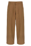 brady trousers in cotton twill of medium weight washed