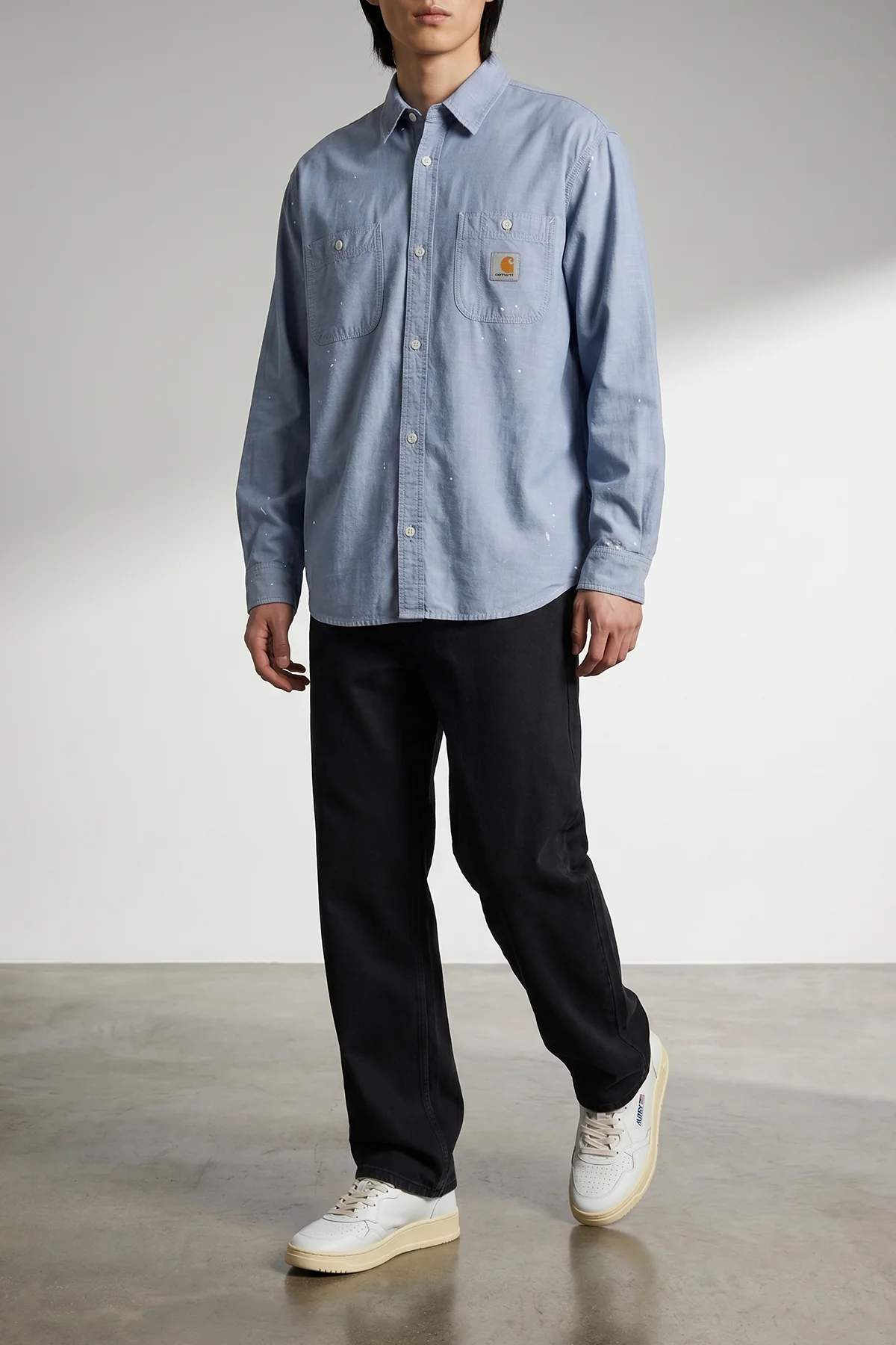 CARHARTT WIP 29 aron five-pocket camano heavy cotton denim pants