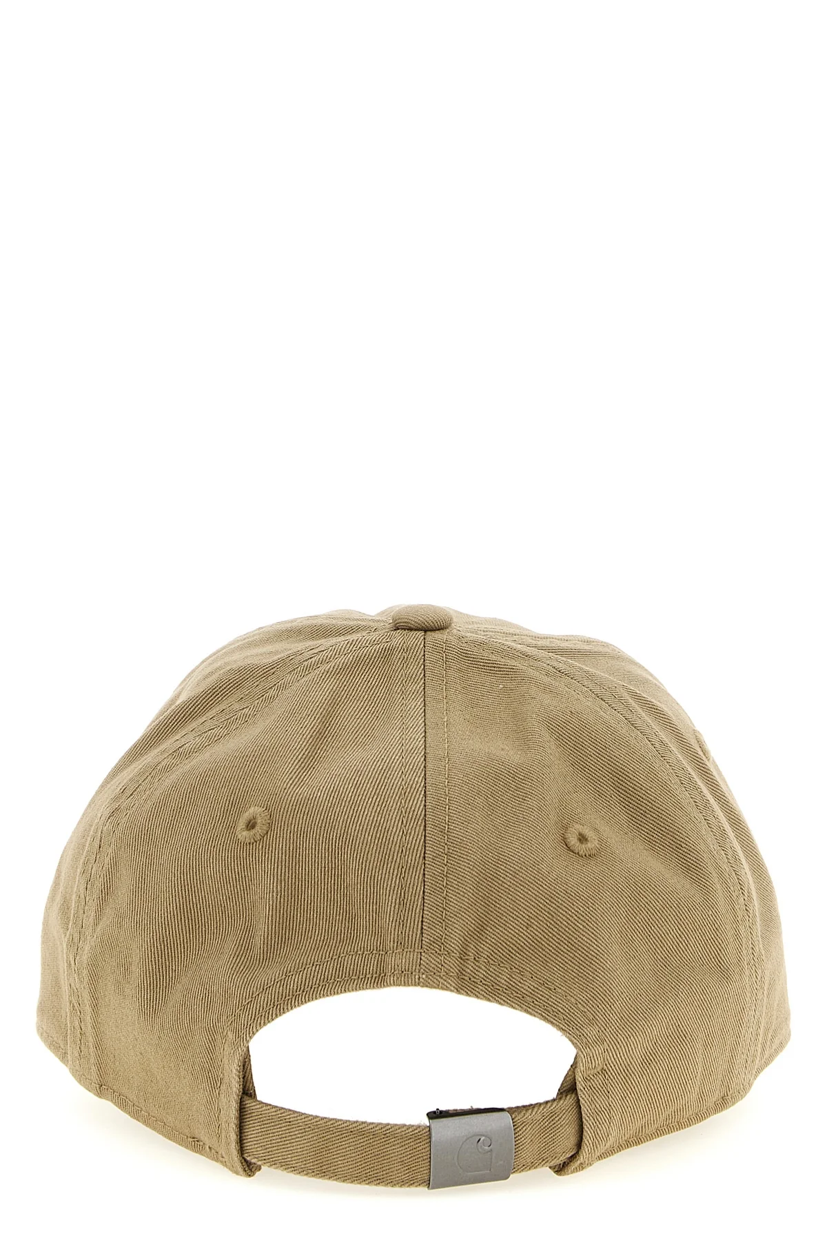 the carhartt wip madison logo hat features a deconstructed six-panel silhouette