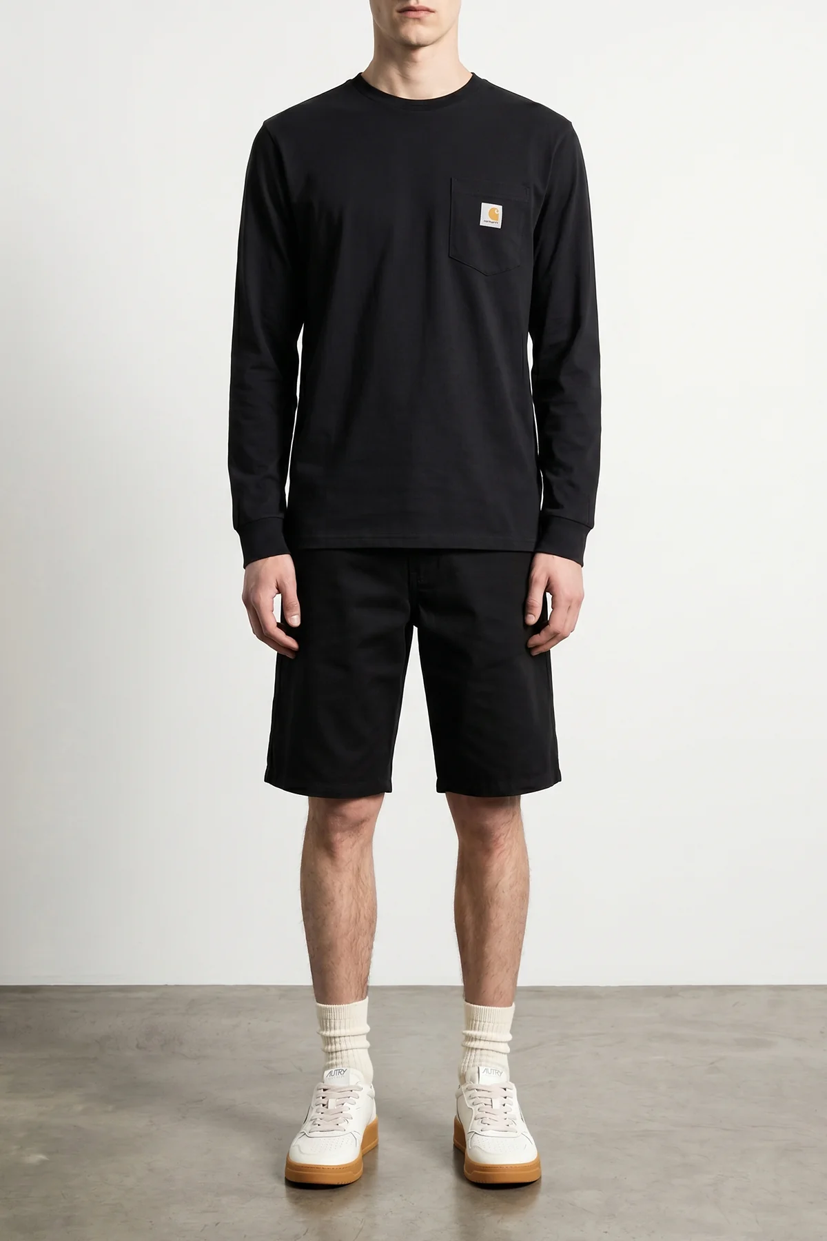 CARHARTT WIP L brader shorts in cotton twill of medium weight cooper