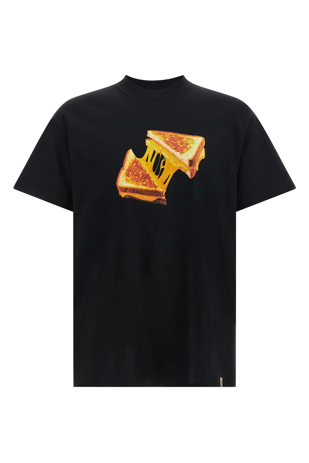cheese toast organic cotton crew neck t-shirt