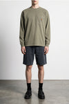 harper shorts in garment-dyed cotton jersey