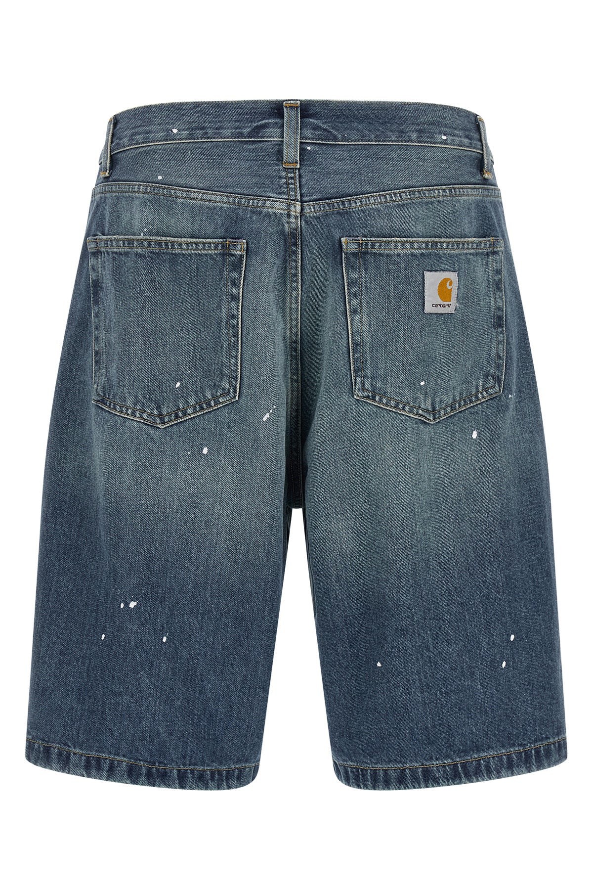 landon 5-pocket long smith heavy cotton denim shorts