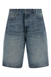 landon 5-pocket long smith heavy cotton denim shorts