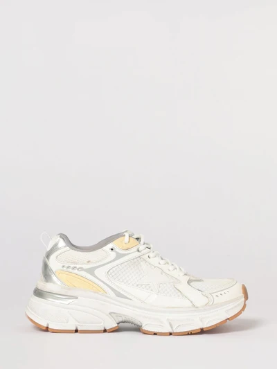 lightstar used leather and mesh sneakers