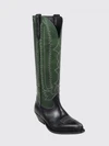 wish star embroidered leather boots