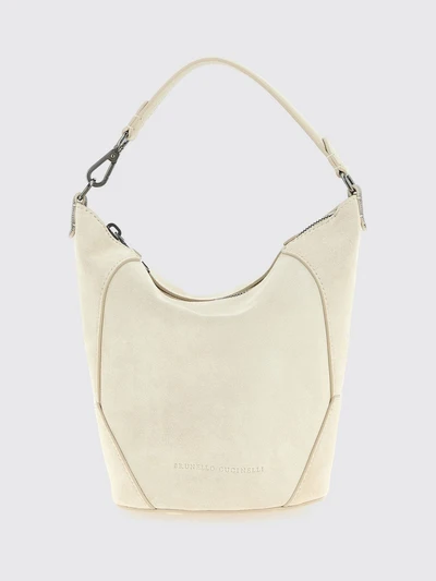 bc duo suede bucket bag with monile