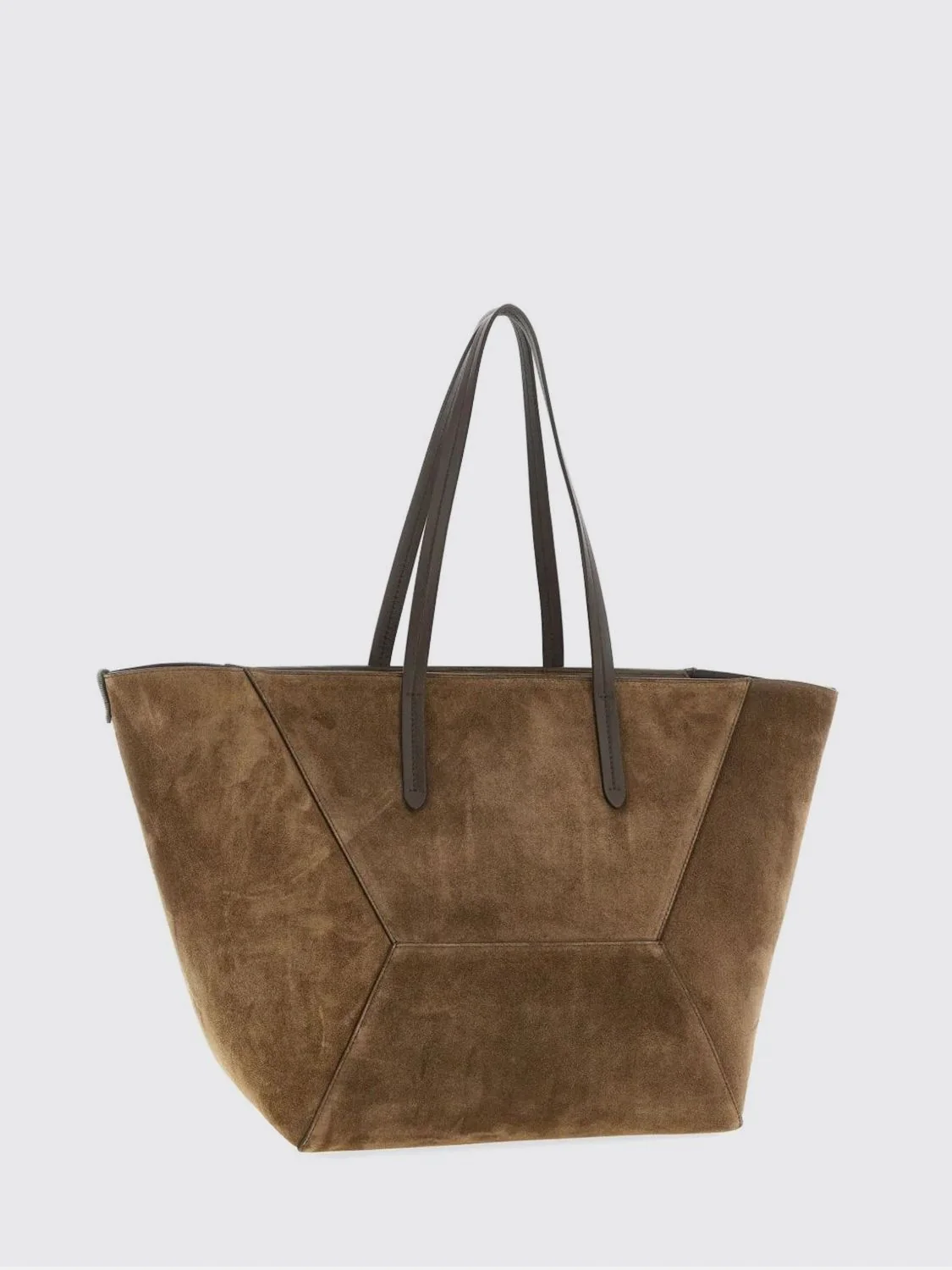 bc duo tote shoulder bag in suede