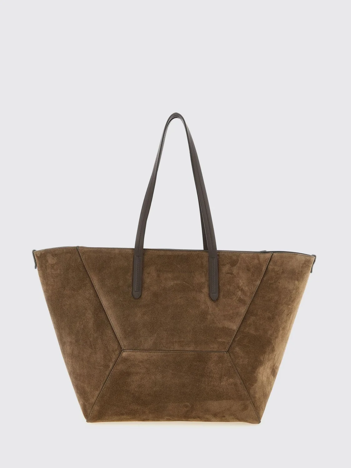bc duo tote shoulder bag in suede