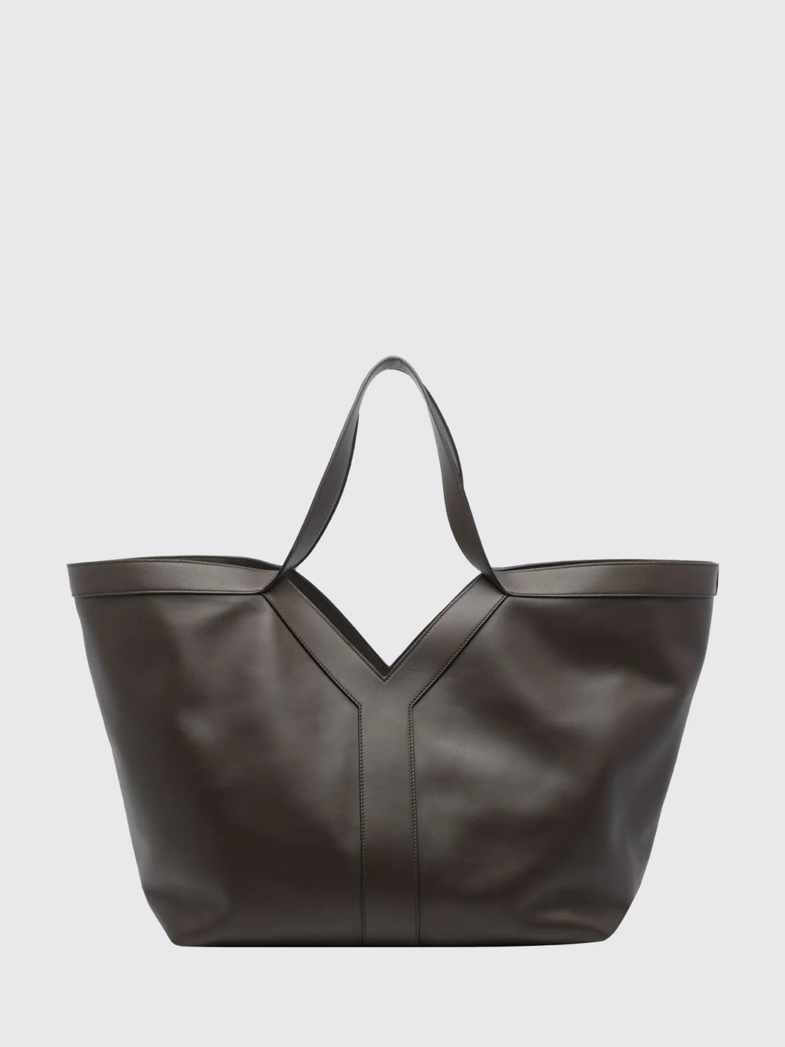 y tote leather bag