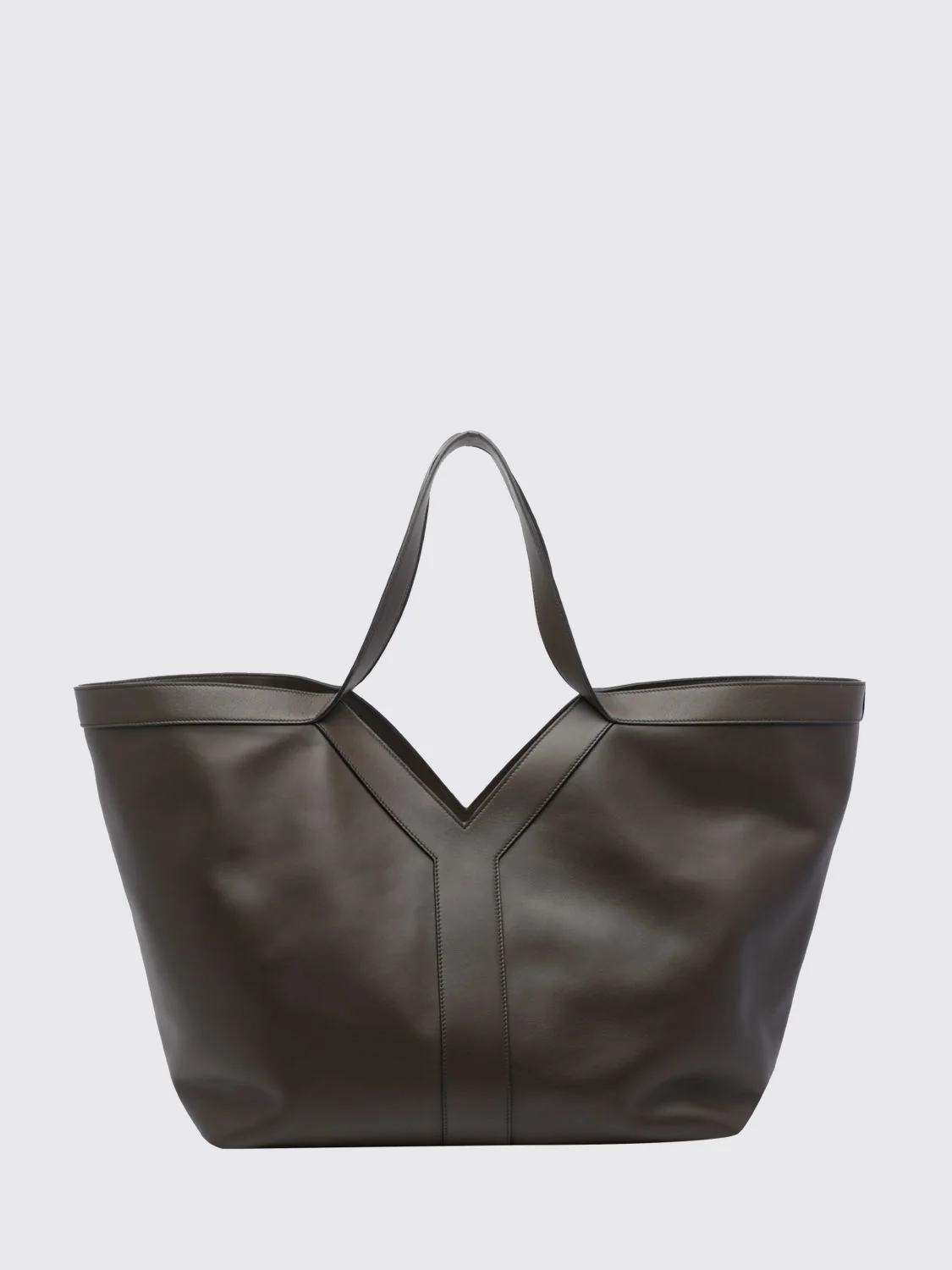 y tote leather bag