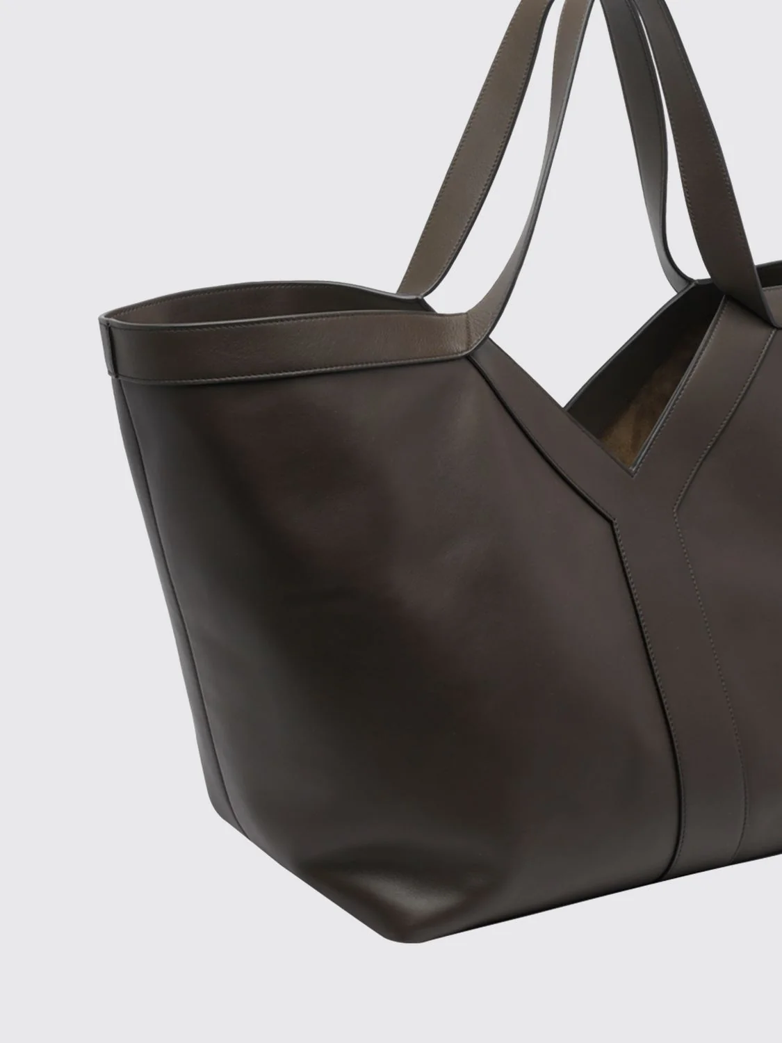 y tote leather bag