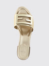 woman's heeled sandal