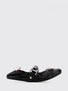 city arena leather ballet flats with bows