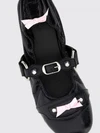 city arena leather ballet flats with bows