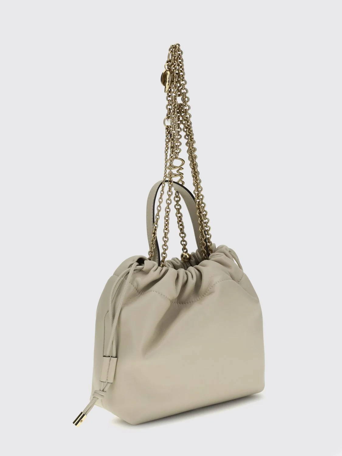 icons mini nappa leather bucket bag chloé
