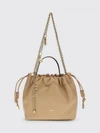 icons mini nappa leather bucket bag chloé