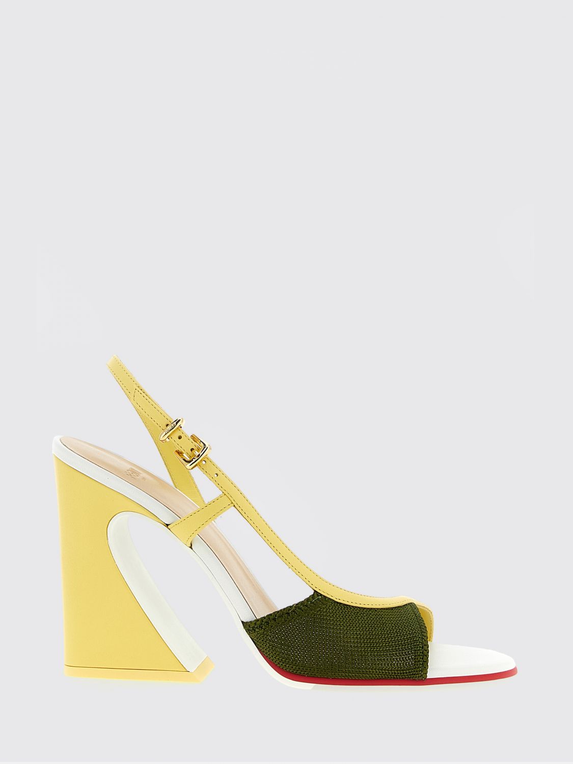 woman's heeled sandal