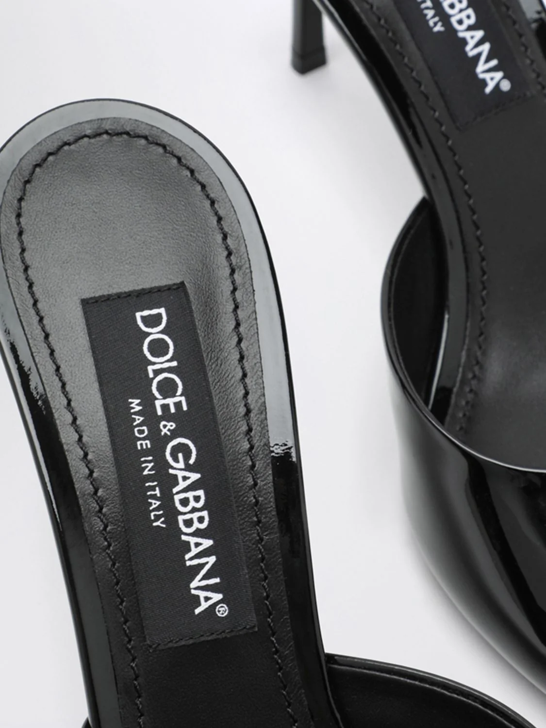keira patent leather mules