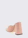 vlogo signature crocodile print leather mules
