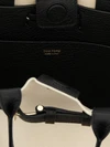 audrey cotton twill and leather bag