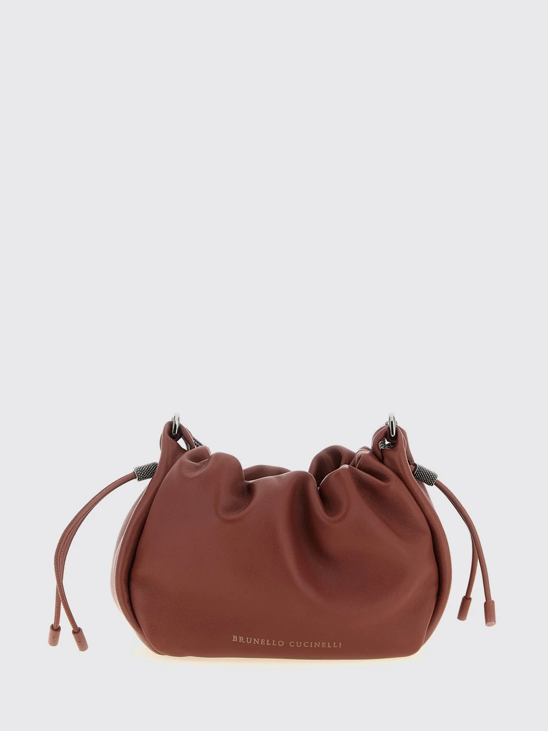 mellow leather bucket bag