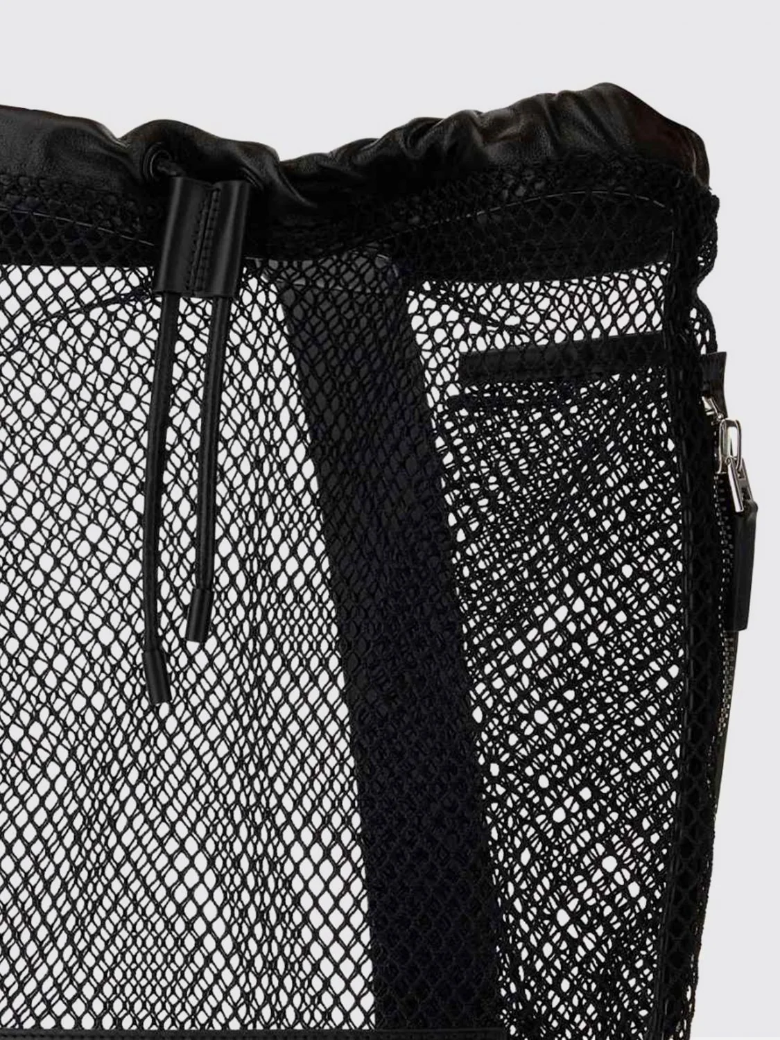 mesh nylon sling backpack