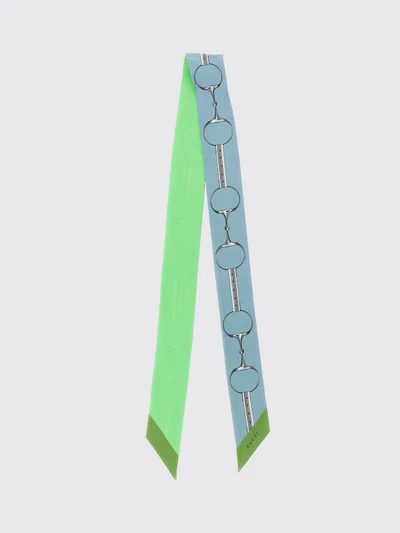 horsebit print silk bandeau
