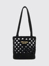 Logo Crochet Tote Bag