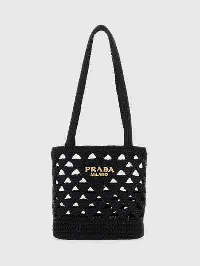 Logo Crochet Tote Bag